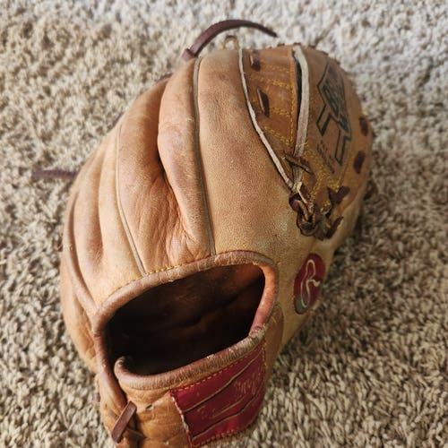 1977 Rawlings RH GJ 54 MIKE Schmidt Autograph Model Baseball Glove 11.5" W/ Bellows Web