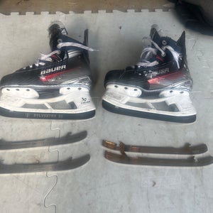 2023 Bauer Vapor X Shift Pro Hockey Skates Regular Width   Size 2