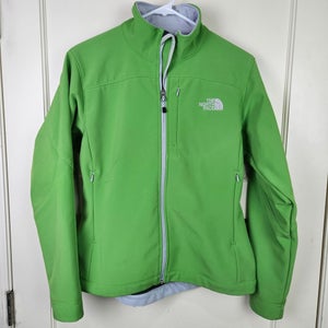 The North Face Apex Bionic Jacket Womens Size M RARE Green Softshell Coat