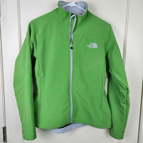 The North Face Apex Bionic Jacket Womens Size M RARE Green Softshell Coat