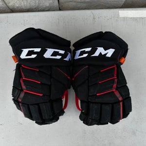CCM JetSpeed FT1 Pro Stock Hockey Gloves 14" Blackhawks 54891