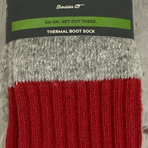 Alpine Design Two Pair Heavy Weight Large Mens Thermal Boot Socks Thick Ribbed