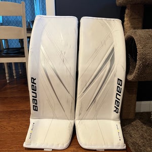 Large Bauer Hyperlite 2 Goalie Leg Pads  (Used)