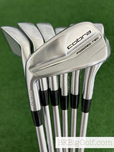 LH Cobra King Forged Tec 23 Iron Set 4-P / KBS Tour C-Taper 120 Stiff