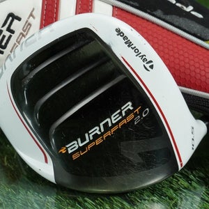 TAYLORMADE BURNER SUPERFAST 2.0 DRIVER MATRIX AERO BURNER STIFF LH 10.5 + COVER