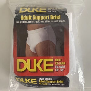 NEW Vintage DUKE Adult Support Brief 800CS White XXL 50-54 SEALED 2004 USA