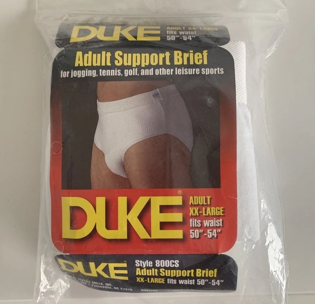 NEW Vintage DUKE Adult Support Brief 800CS White XXL 50-54 SEALED 2004 USA