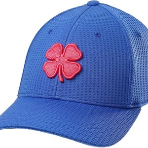 NEW Black Clover Live Lucky Flex Waffle 15 Pink/Royal Fitted S/M Golf Hat