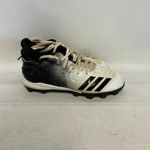 Used Adidas 3 STRIPE BB/SB Cleats White Junior 04 11823-S000032569