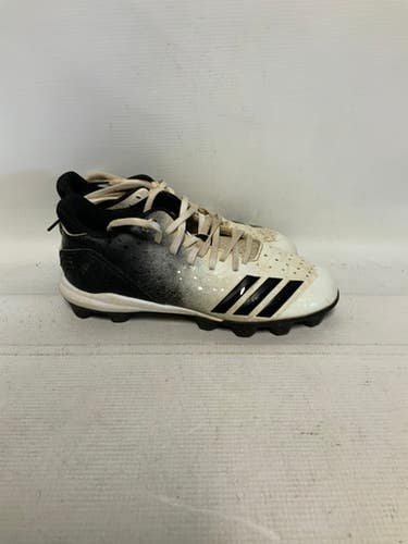 Used Adidas 3 STRIPE BB/SB Cleats White Junior 04 11823-S000032569