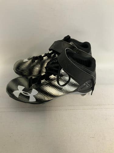 Used Under Armour C1N Adult FB Cleats Black Senior 8 11823-S000032549