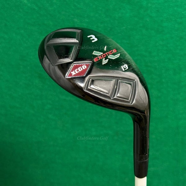 Tour Edge Exotics XCG6 19 3 Hybrid Graphite Design Tour AD 50 52-A Seniors