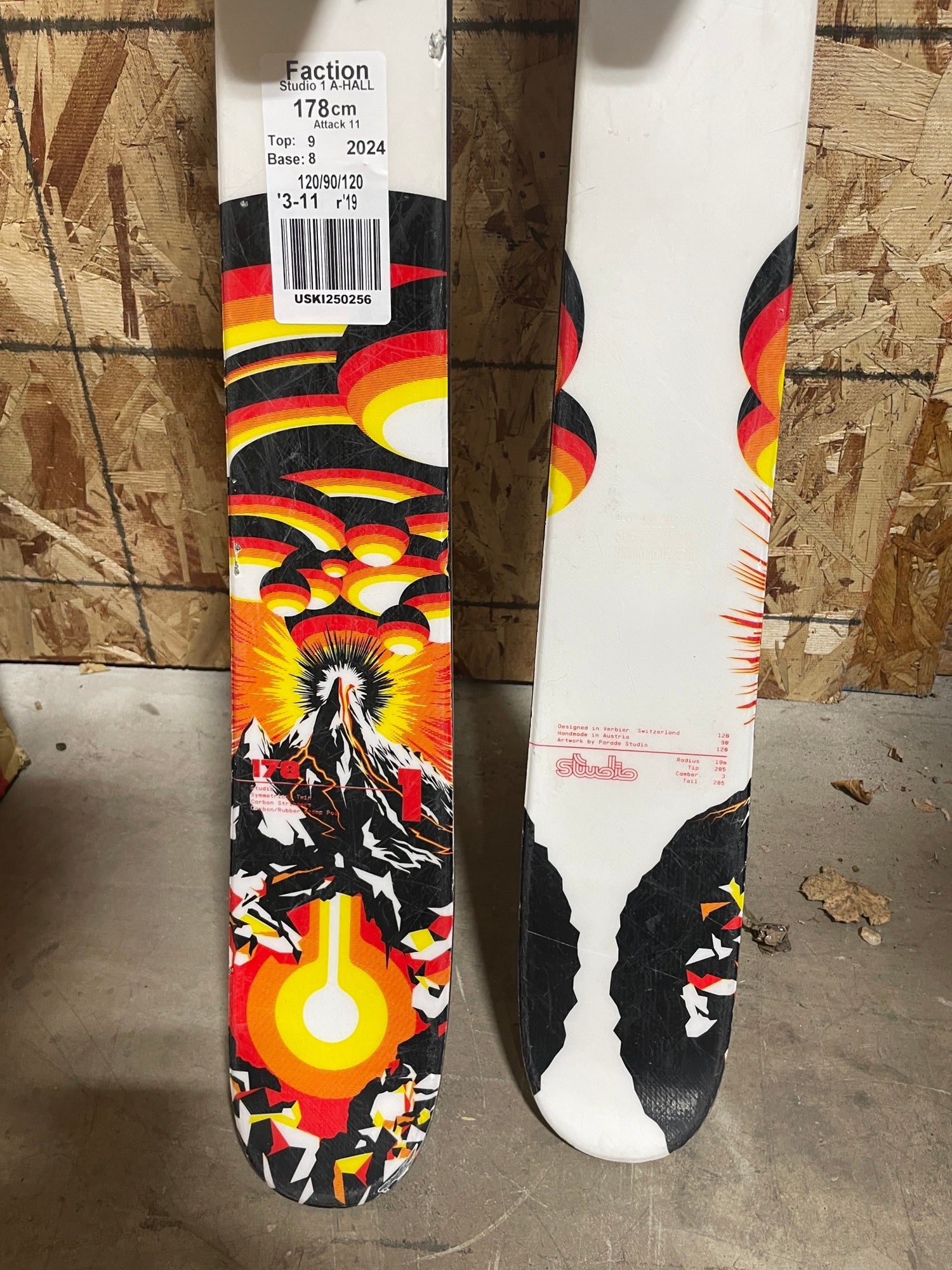 Faction Prodigy 1 Alex Hall Edition Skis (178cm) with Tyrolia