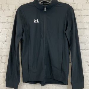 Under Armour 1379708 Boy's CHALLENGER Tracksuit Long-Sleeve Jacket Black YLG