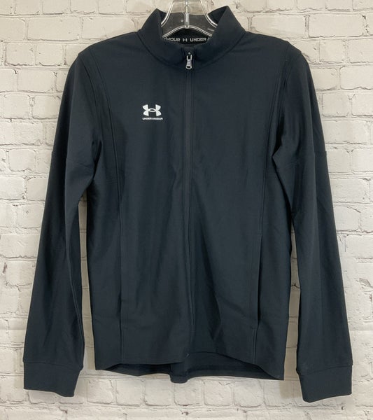 Under Armour 1379708 Boy's CHALLENGER Tracksuit Long-Sleeve Jacket Black YLG