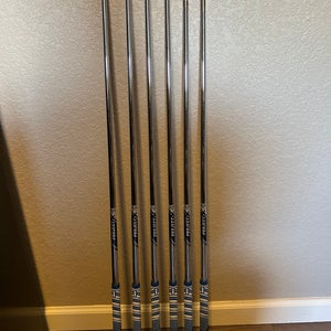 Men's True Temper Project X Rifle Steel Iron Shaft (0.355" tip) - Chrome Finish  (New)