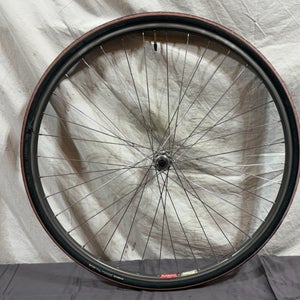 Vintage Araya 36-Spoke Gray Aluminum 700C Front Wheel Shimano 600 Hub +Tire