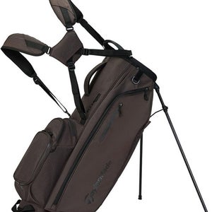 NEW 2025 TaylorMade Flextech Crossover Brown 14 Way Stand/Carry Golf Bag