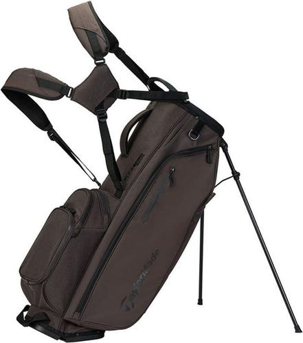 NEW 2025 TaylorMade Flextech Crossover Brown 14 Way Stand/Carry Golf Bag