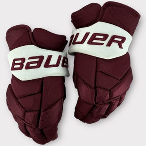 Pro Stock New 14" Bauer Supreme 2S Pro Colorado Avalanche Reverse Retro 1.0 Hockey Gloves