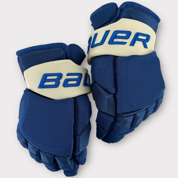 Pro Stock New 14" Bauer Supreme 2S Pro St. Louis Blues Winter Classic Hockey Gloves