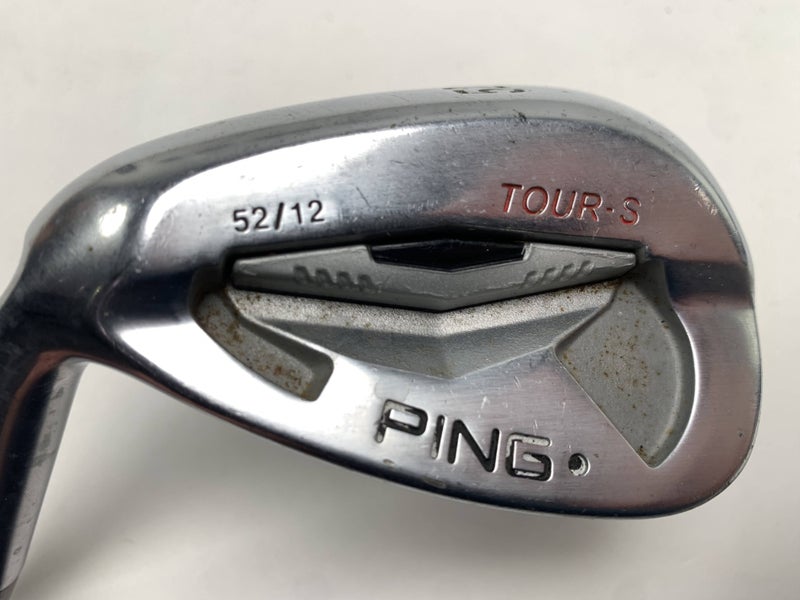 Ping Tour-S Chrome Wedge 52* 12 Bounce Black Dot KBS Tour Stiff Steel Mens LH