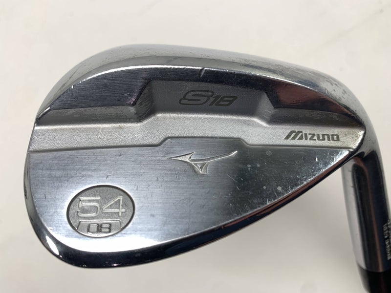 Mizuno S18 White Satin Wedge 54* 8 Bounce Wedge Steel Mens RH