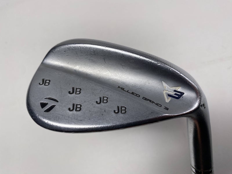 TaylorMade Milled Grind 3 Raw Chrome Gap Wedge 52* 9 DG S200 Tour Issue Stiff RH