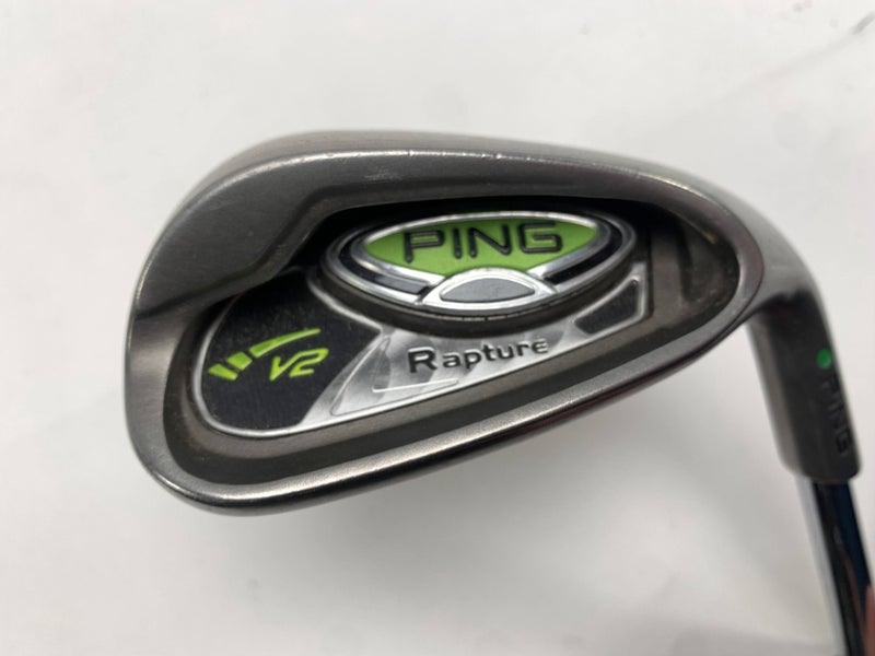 Ping Rapture V2 Gap Wedge GW Green Dot 2* Up AWT Stiff Steel Mens RH