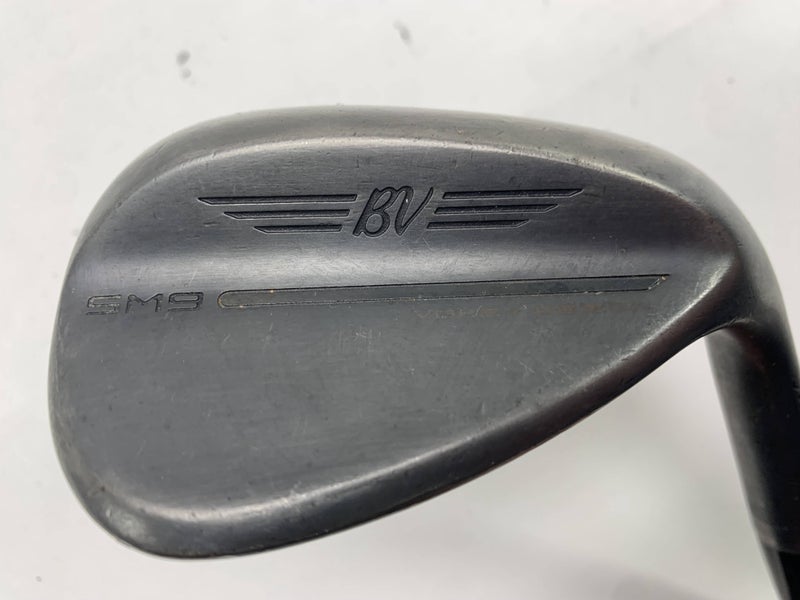 Titleist Vokey SM9 Jet Black Sand Wedge SW 56* 10 Bounce S-Grind Wedge RH