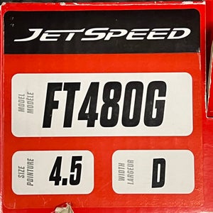 CCM Jetspeed FT480 Hockey Goalie Skates Regular Width  Size 4.5 (New)