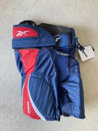 Blue Junior XL Reebok 9K Hockey Pants (New)