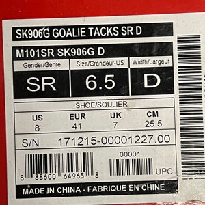 CCM Tacks 9060 Hockey Goalie Skates Regular Width  Size 6.5 (New)