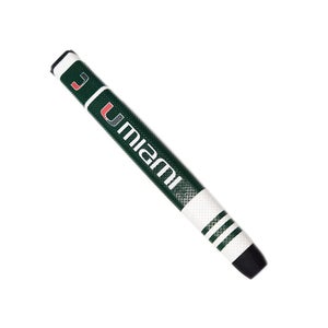 NEW Team Golf Miami Hurricanes Green/White Jumbo Putter Grip w/Ball Marker