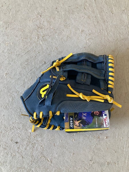 Blue Wilson A450 RH Outfield Baseball Glove 12" (New)