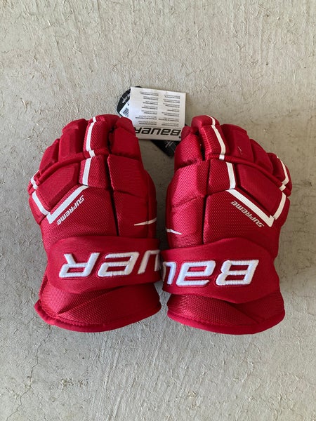 Red Senior Bauer 3S Pro Gloves 13" (New)