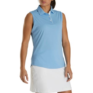 FootJoy ProDry Interlock Sleeveless Shirt Light Blue Medium NEW!