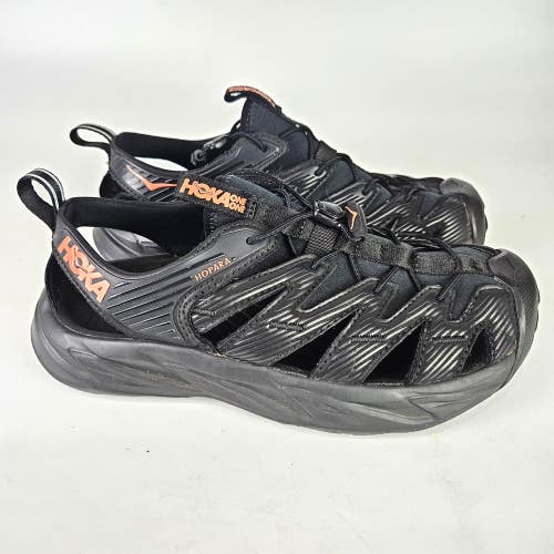 Hoka One One Hopara Women's Size: 8.5 Black/Fusion Coral Sport Sandals Shoes