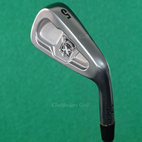 Callaway X-Forged 2009 L-STAMP Single 5 Iron Dynamic Gold Sensicore Steel Stiff