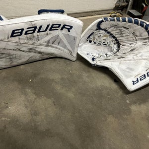 Junior Bauer Supreme S170 Glove And Blocker (Used)