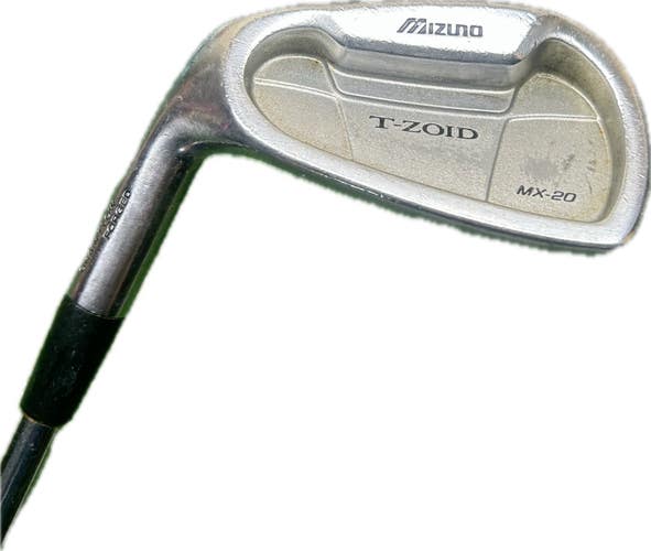 LH Mizuno T-Zoid MX-20 9 Iron Dynalite Gold S 300 S Flex Steel Shaft 37L +1