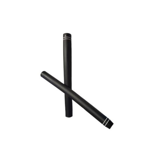 Black 2-Piece Rubber Belly Putter Grip 21 5/8 Long .600 181g Smooth Surface
