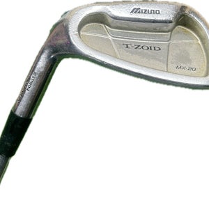 LH Mizuno T-Zoid MX-20 Pitching Wedge Dynalite Gold S Flex Steel Shaft 36.5L +1
