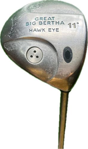 Ladies Callaway Great Big Bertha Hawk Eye 11 Driver Graphite Shaft RH 44L