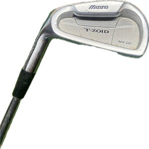 LH Mizuno T-Zoid MX-20 6 Iron Dynalite Gold S 300 S Flex Steel Shaft 38.5L +1