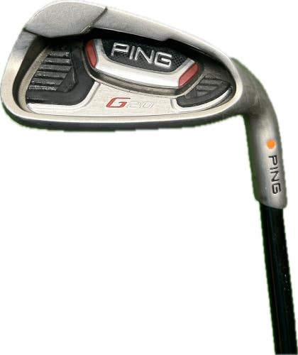 Ladies Ping G20 Orange Dot 9 Iron TFC 72 Graphite Shaft RH 34L -1