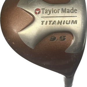 TaylorMade Titanium 9.5 Driver Bubble Regular Flex Graphite Shaft RH 45.5 L