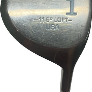 Ladies TaylorMade Pittsburgh Persimmon 11.5 Driver Steel Shaft RH 42.5