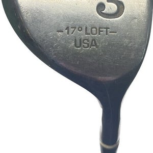 TaylorMade Pittsburgh Persimmon 17 3 Wood Reg Flex Steel Shaft RH 42.5