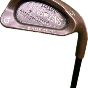 Ping Zing BeCu White Dot 6 Iron ProCustom Regular Flex Graphite Shaft RH 37.5L